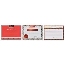 Χριστουγεννιάτικες Καρτες Γράμμα Αγιου Βασίλη - Σετ 13 Τεμ. (18cm)